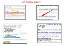 System of Sub Domain